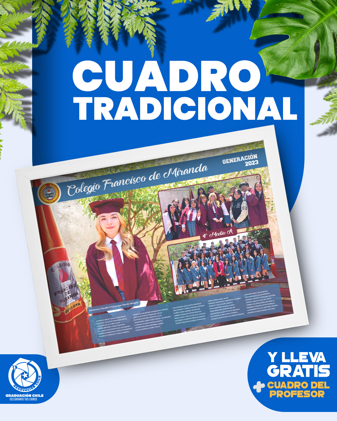 Cuadro Tradicional de licenciatura