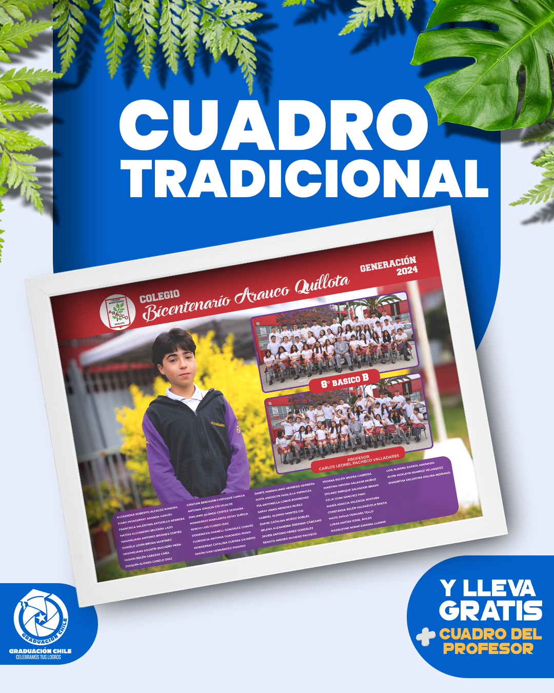 Cuadro Tradicional de licenciatura